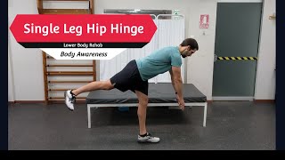 Single Leg Hip Hinge Lower Body Rehab Home Exercise Program