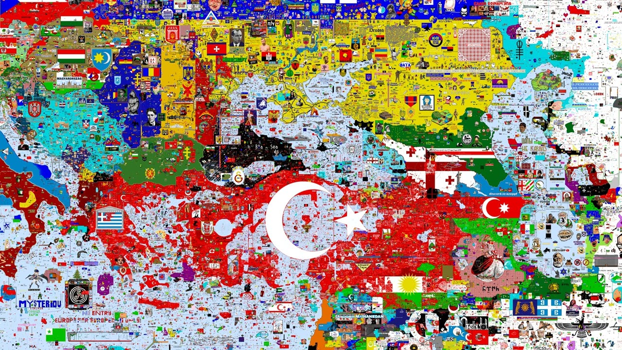 pixelplanet.fun | Turkey vs Clank (Anadolia, Balkans and Caucasia) Timelapse