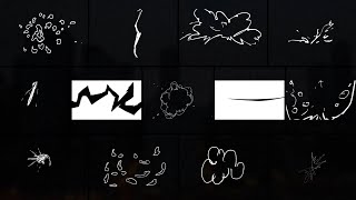 Abstract Scribble Animations Preview UE