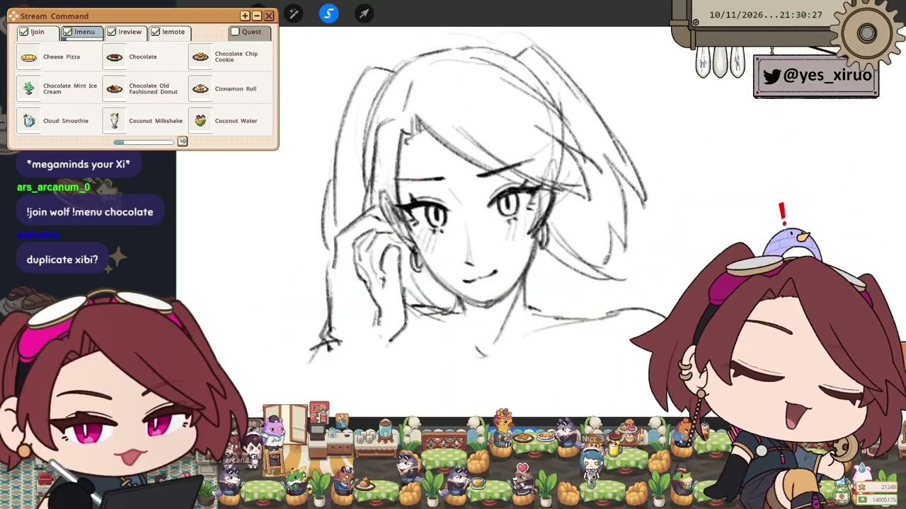 dood im doodling [d1... do you think if i add the cafe it'll feel less lonely]