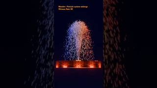 Fountain with Blender #blender #3d #animation #particles #fountain #animation