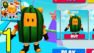 Ultimate Fall Guys - Gameplay Walkthrough Part 1 (iOS, Android)
