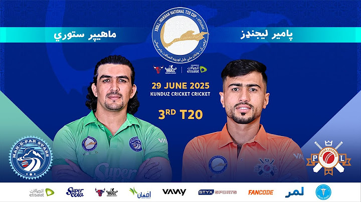 LIVE: Mahipar Stars VS Pamir Legends | Match 3 | Wakhan National T20 Cup | June 29 | Kunduz