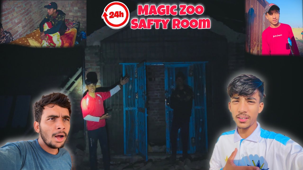 24 Hours in Magic Zoo 🤫For New Safty Room 🚪/Abdullah Jutt/