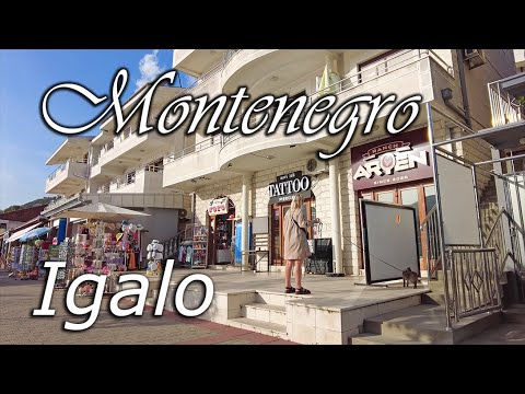 Igalo🌡T+24C°🌞/ Montenegro - virtual travel, walking tour- 4k