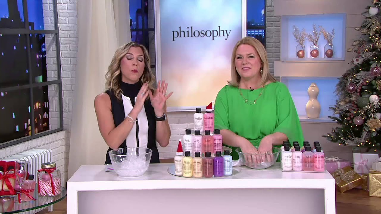 philosophy 12 days of christmas 12pc shower gel collection on QVC