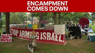 UT Arlington cracks down on "encampment" set up by pro-Palestinian protesters