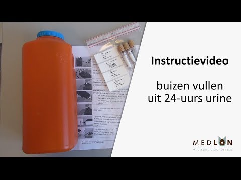 Instructievideo buizen vullen uit 24-uurs urine