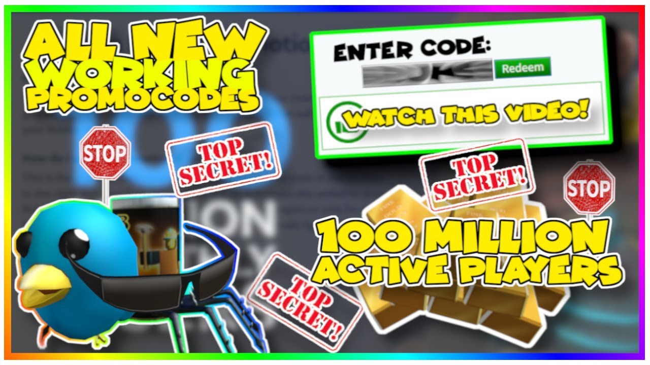 All Working Promocodes In September Roblox 2019 How To Get The New Free Goldrow - stop wasting time and start roblox promo codes not expired