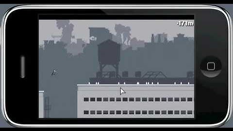 Canabalt On Iphone Gameplay