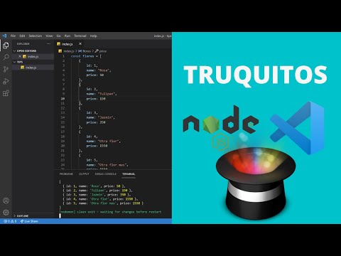 Truquitos NodeJs y VS Code | nodemon