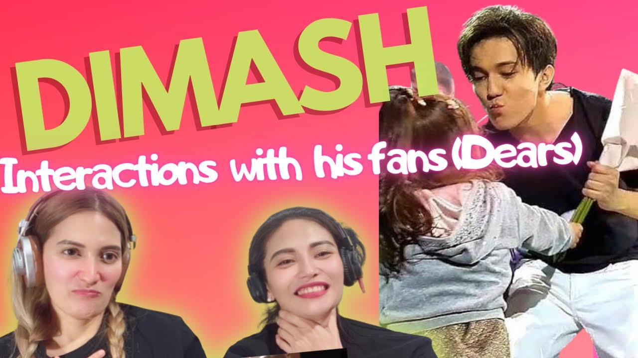 Наша реакция на фанатское видео Димаша Кудайбергена «Взаимодействие с его поклонниками (дорогими)...