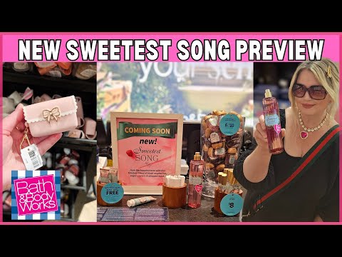 【新品】バスアンドボディワークス　 sweetest song set SWEETEST SONG FLOOR SET* BATH & BODY WORKS STORE WALK THRU