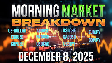 Morning Analysis 12-8-25 USDollar EURUSD GBPUSD AUDUSD USDCAD USDCHF USDJPY XAUUSD EURJPY GBPJPY