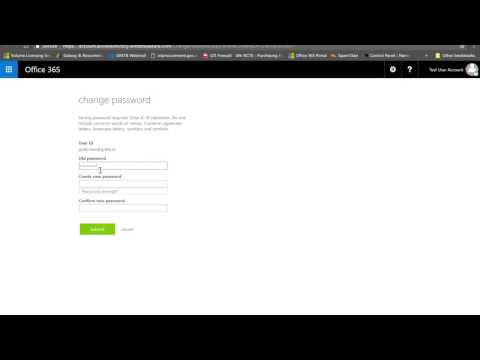 GRETB Office 365 Password Change