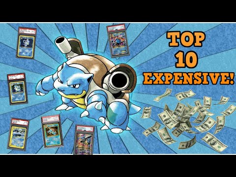 Top 10 Expensive Blastoise Pokémon Cards!