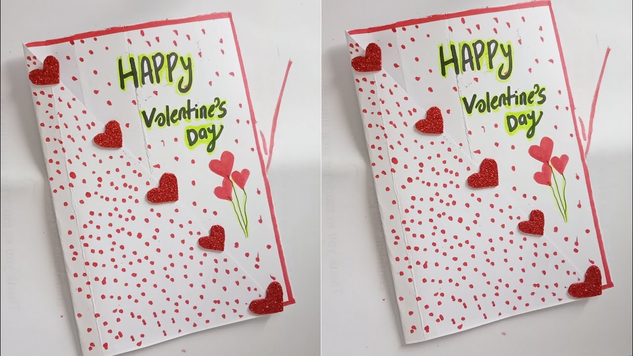 Valentines Day Card Ideas | Valentine's Day Crafts With Paper | Valentine's Day Craft Ideas 