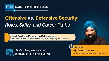 Offensive vs Defensive Cyber Security | Roles, Skills, And Career Paths | Simplilearn