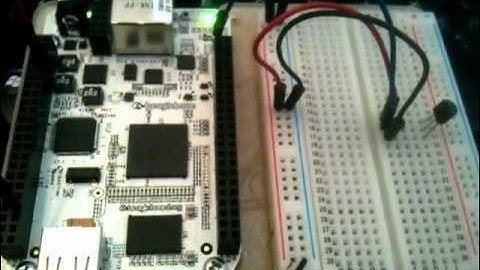 BeagleBone with Temperature Sensor
