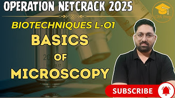 🔬 Basics of Microscopy | CSIR NET Life Sciences Lecture by Dr. Ajit Rai