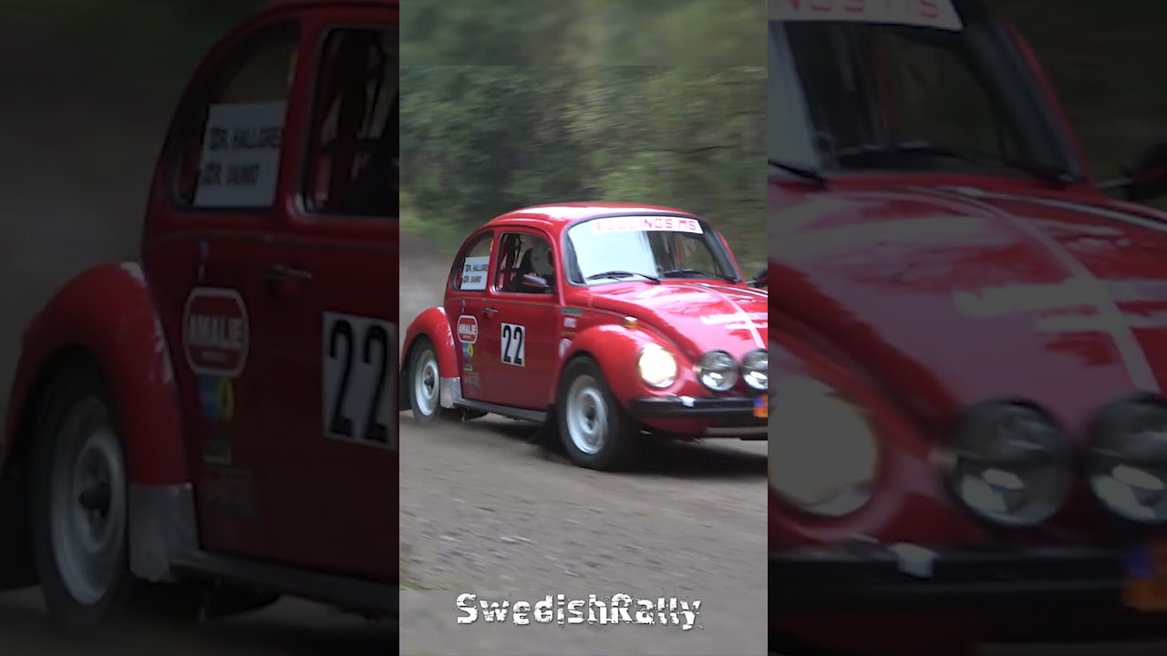 Classic Volkswagen Beetle Rally Action: A Timeless Icon on the Track