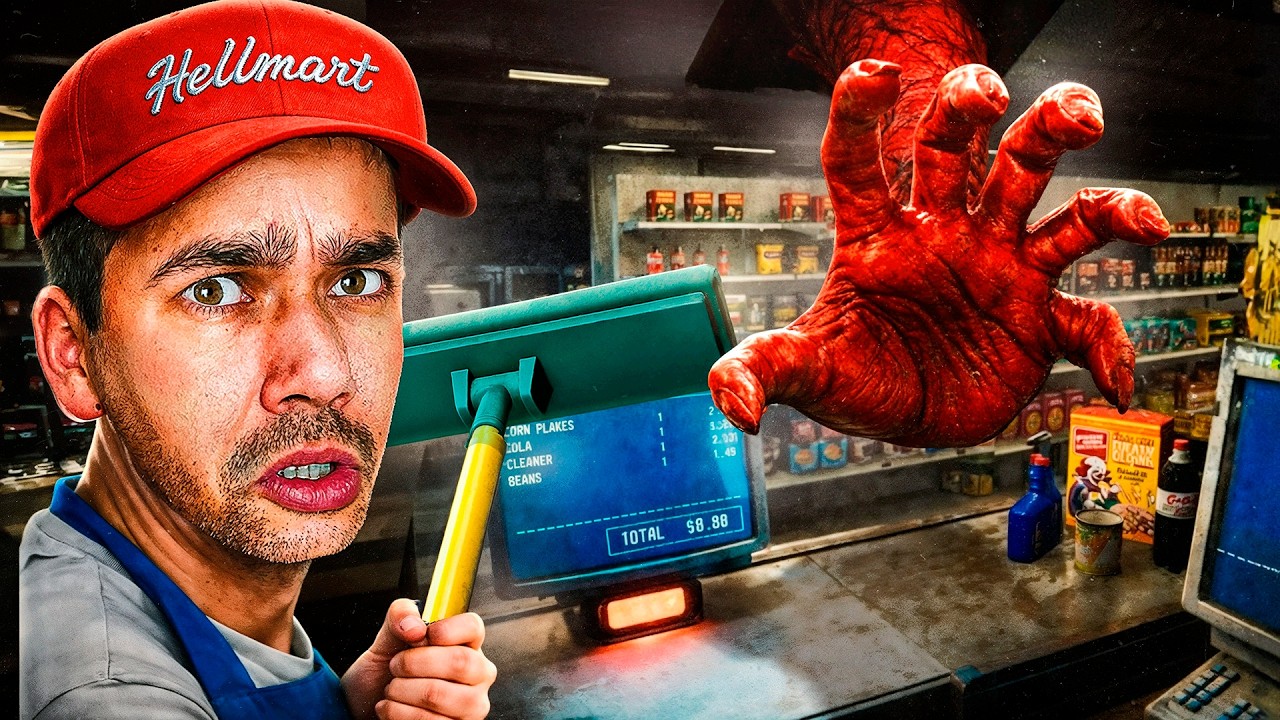NUNCA TRABALHE NESSE MERCADO DE NOITE - Hellmart PARTE 1