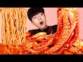 ENG SUB)Delicious! Spicy Seafood Stir-fry Noodle Eat Mukbang🔥Korean Seafood ASMR  Hoony Eatingsound