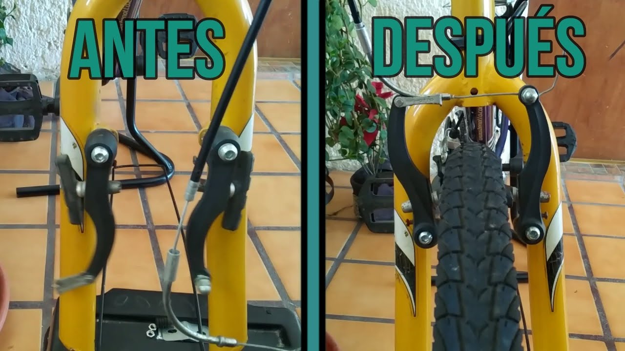 Como poner y ajustar frenos V Brake a una bicicleta 