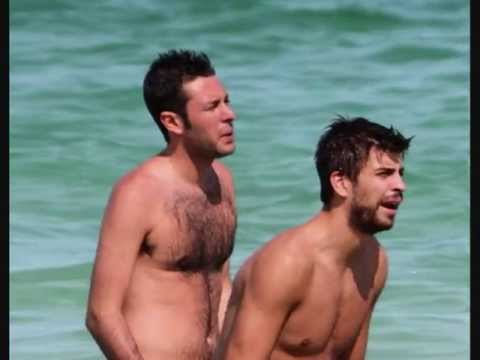 Gerard, Piqué, and, men, in, water, sex, gay, hot, naked, funny, Human sexu...