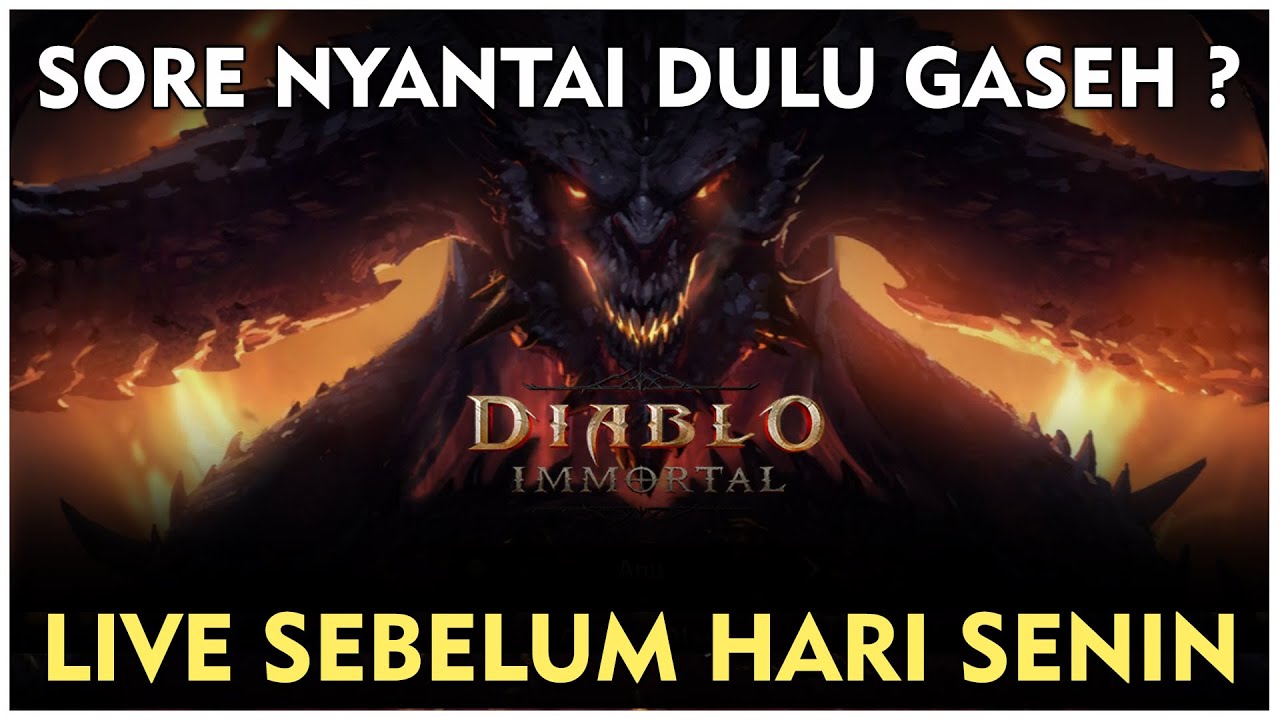 DIABLO IMMORTAL SERVER IZUAL | SPAM DAILY #livestream #sebelumharisenin