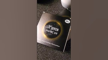 Hiffin pro mc UV  l  unboxing  l  58mm.. #photography #camera #sonylens #samyang #sony #shorts