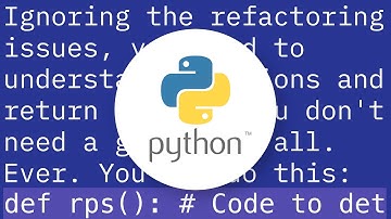 Beginner question: returning a boolean value from a function in Python