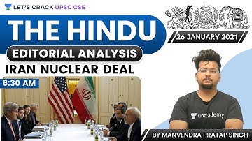The Hindu Editorial Analysis | 25 January 2021 | UPSC CSE/IAS 2021 | Manvendra Pratap Singh