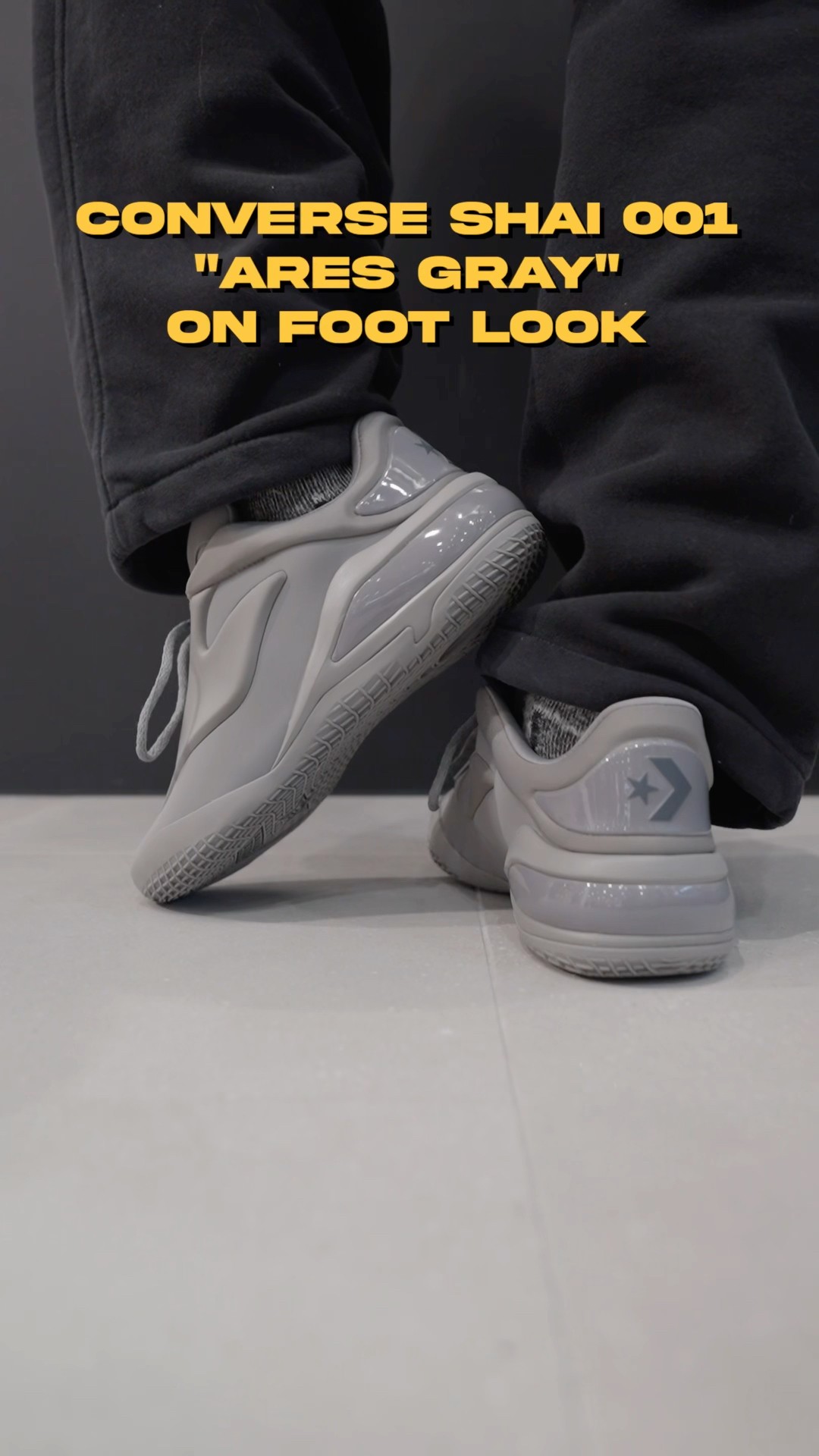 Converse SHAI 001 “Ares Gray” On Foot Look 👀 #converse