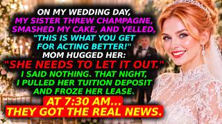 My Wedding Day: My Sister Made A Scene—Threw Champagne, Smashed Cake And Shouted...| Her at Midnight News