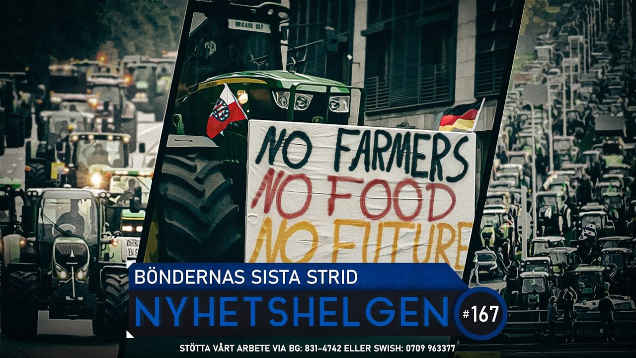 Ingrid & Maria: Böndernas sista strid, pigga danskar, vindkraft - Nyhetshelgen 