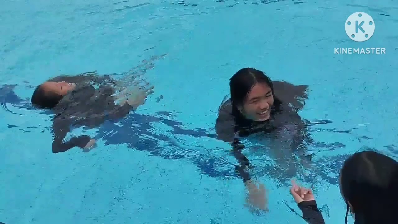 Swimming at Jurong East swimming complex