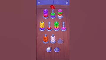 Nuts UP! Bolts Sort Puzzle Level 9 | Funny Games