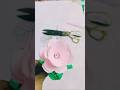 Pink Rose Flower 🌸#pinkflower #craftvideo#shorts#ytshorts#explorepage