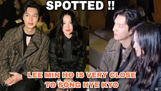 Spotted Lee Min Ho Is Very Close To Song Hye Kyo At Fendi Show Usa