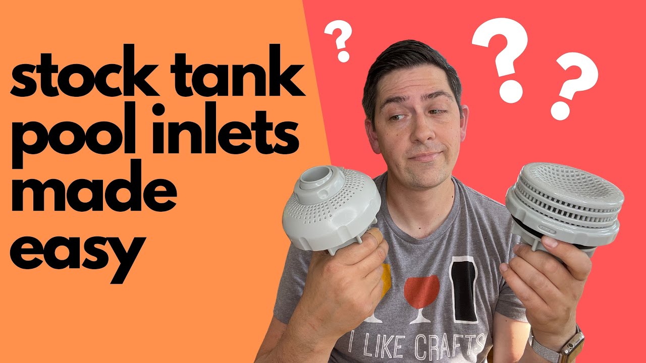 Adding pool inlet vents to your stock tank pool