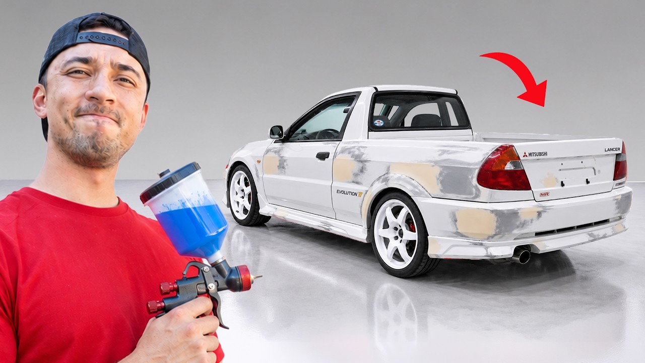 Finally PAINTING The EVO UTE Mitsubishi Never Made
