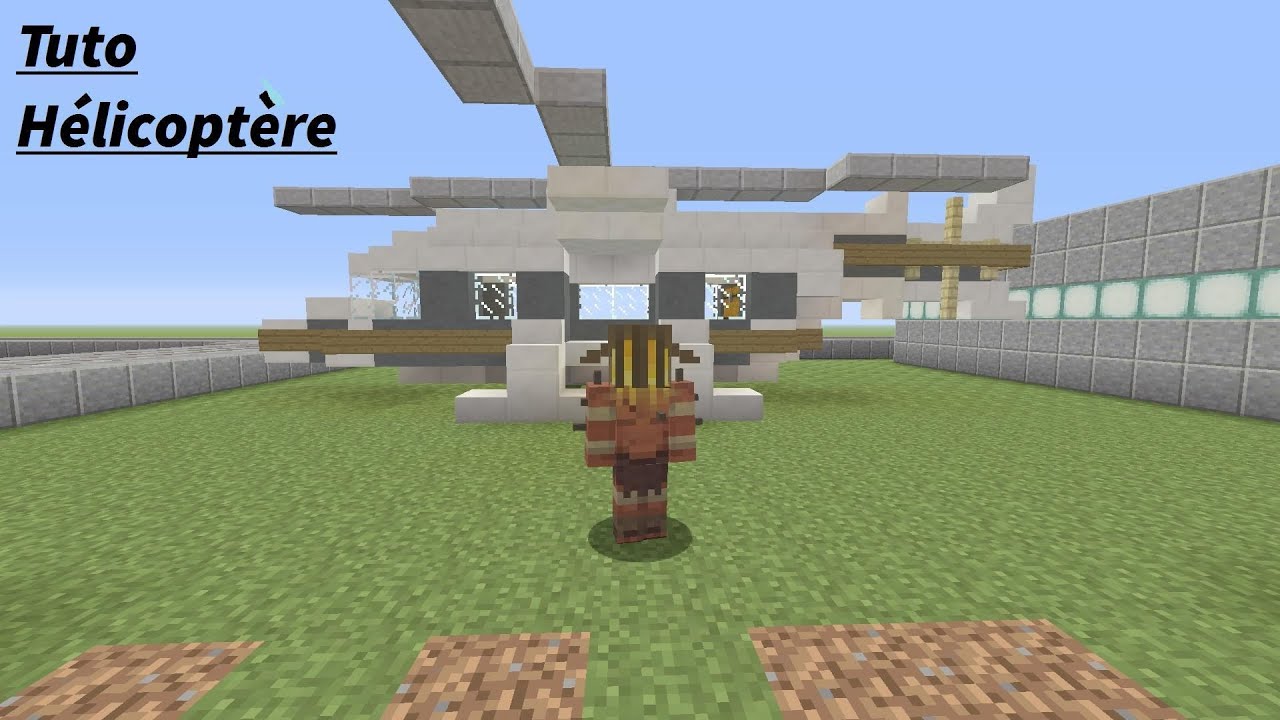 Minecraft PS4 : Tuto Hélicoptère - YouTube