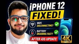 Fix iPhone 12 WiFi Disconnecting & Battery Draining Fast After iOS Update