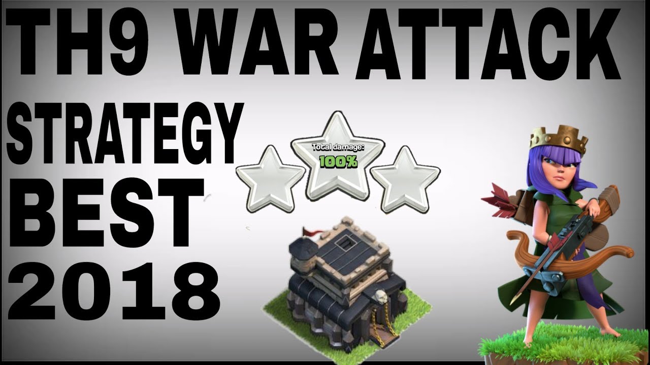 BEST TH9 WAR ATTACK STRATEGY||GT GAMING||