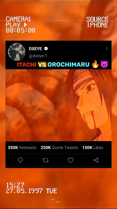 Itachi vs orochimaru 🔥👿 #animeedit #naruto #narutoshippuden