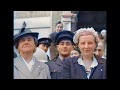 Queen Wilhelmina in exile during WW-II in Londen in color!, Part 4 [Enhanced & AI colorized]