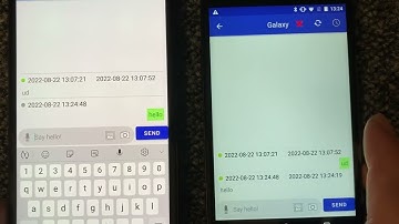 Bluetooth Chat multi-hop communication demo