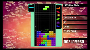 Sunday Longplay - Tetris 99 (Switch) Version 1.3.0 - Marathon, 999 Lines