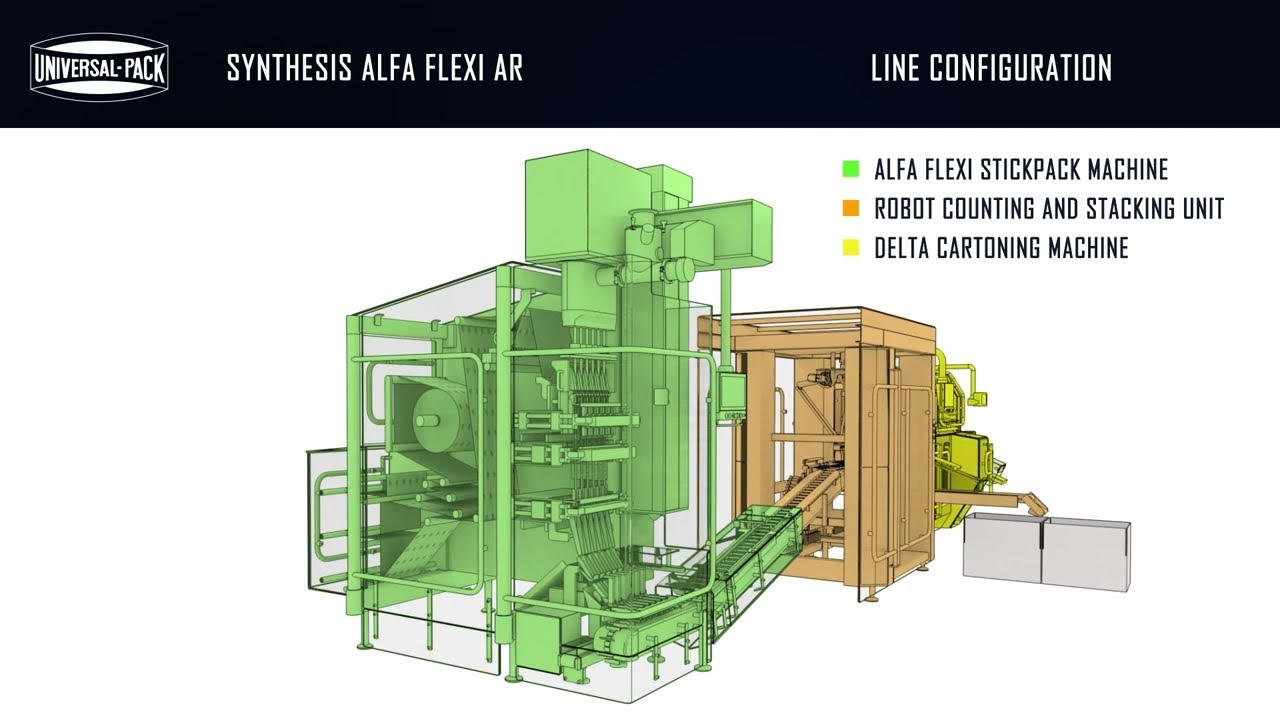 SYNTHESIS ALFA FLEXI AR - Stick Pack Line for Probiotics -  Universal Pack